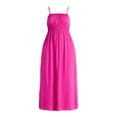 thumbnail image 3 of Time and Tru Women's and Women's Plus Smocked Waist Maxi Dress, Sizes XS-4X, 3 of 4