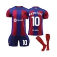 thumbnail image 1 of Xnb 2023 - 2024 camiseta local del FC Barcelona ¿ 10 Messi Sporting Clothing Football Clothing set - 10 FD | 18 yardas, 1 of 8