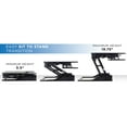 thumbnail image 4 of Mount-It! Height Adjustable Standing Desk Converter Monitor Riser, 35" Tabletop Sit-Stand Workstation, 4 of 6