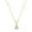 White Gold, variant on 0.07 CTTW Natural Diamond Dainty Solitaire Necklace, Prong Setting on 18" Extendable 14K Gold Chain (H Color, SI1-SI2 Clarity)