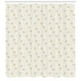 thumbnail image 3 of Ambesonne Floral Shower Curtain, Ornamental Spring Bouquets, 69"Wx75"L, Multicolor, 3 of 3