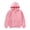 Pink, variant on Boys Girls Fleece Hooded Pullover Long Sleeve Kids Cozy Warm Fleece Lined Hoodie Casual Everyday Sweatshirt Ages 3-14Y
