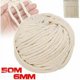 thumbnail image 5 of Cuerda de Algodón Trenzada Vhermosa 50M 6mm Beige Natural Hecha a Mano, 5 of 5