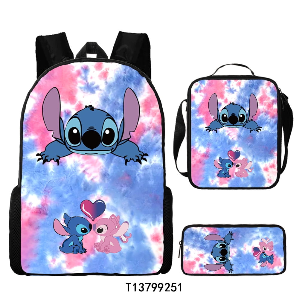 Lilo & Stitch School Backpacks Students Bookbags Set with Pencil Pouch ...