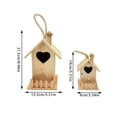 thumbnail image 3 of DIY Birdhouse Kit with Paint, Rustic Wooden Bird House for Outdoor Garden & Yard Decor, Paintable Bird Breeding Box Hanging Ornament, Fun Craft for Kids & Adults (1 Set), 3 of 6