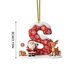 thumbnail image 1 of Decoraciones de Árbol de Navidad 2D Acrílico Decoración Carta Colgante con 26 Letras Diy Navidad Decoración Del Hogar Ornamentos Del Árbol de Navidad, 1 of 2