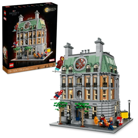 LEGO Marvel Sanctum Sanctorum, 3-Story Modular Building Set, 76218 with Doctor Strange and Iron Man Minifigures, Infinity Saga Collectible