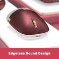 thumbnail image 2 of Mouse inalámbrico Bluetooth 3.0 y 5.0 Azio IZO Baroque Rose, 2 of 6