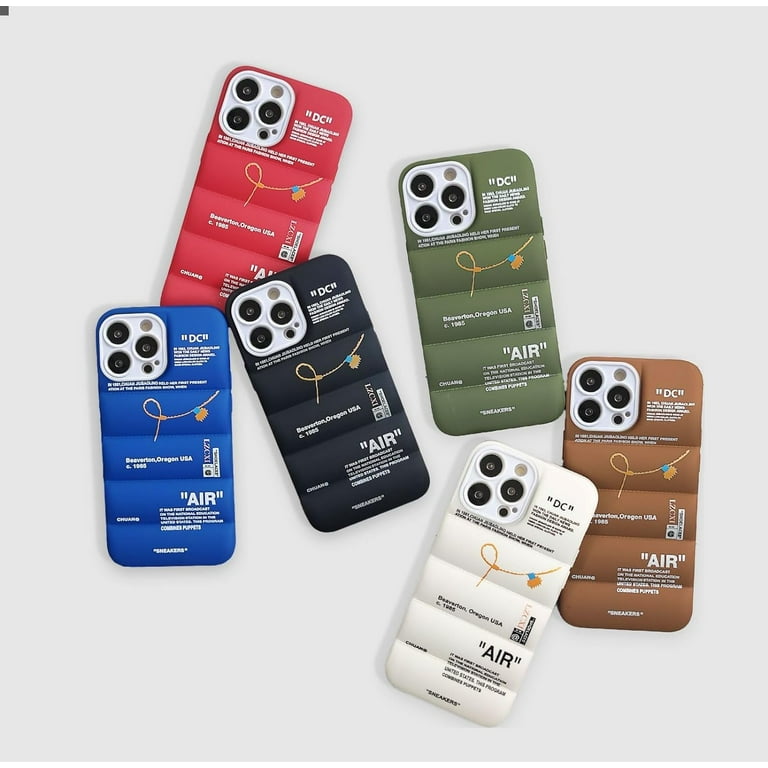 Puffer Case with Sports Shoes Brand Design for iPhone 14 Pro