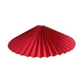 thumbnail image 3 of TOOYFUL Pleated Lamp Shade Stylish Light Cover for Living Room Bedside Cafe Red, 3 of 9