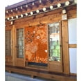 thumbnail image 2 of XMXY Japanese Doorway Curtain Noren, Orange Leopard Stripe Floral Door Closet Curtain Panel, Room Dividers Privacy Tapestry, 34 x 56 Inches, 2 of 7