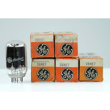 5 Vintage General Electric 38HE7 Radio Amplifier Diode Tube Valve- BangyBang