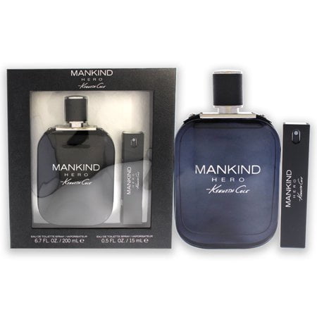 Kenneth Cole Mankind Hero – 2 Pc Gift Set 6.7oz EDT Spray, 0.5oz EDT Spray