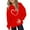 Red, variant on Eltusu Girls Valentine's Day Hoodies, Loose Fit Heart Graphic Pullover Casual Long Sleeve Sweatshirts Red Size 10-12 T