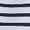 Navy/Ivory Stripe, variant on Girls Long Sleeve Graphic Tee With Puff Shoulder