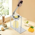 thumbnail image 4 of Stainless Steel Hand Press Manual Citrus Juicer - Commercial Lemon & Orange Squeezer with Measuring Cup - Compact & Durable Handheld Juicer for Kitchen & Home (9.76x5.12x11.42 Inches), 4 of 12