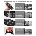thumbnail image 2 of Collar de perro HQSHNY negro resistente para perros de razas gigantes, 2 of 6