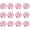 Pink White, variant on RCFINE 50pcs Christmas Candy Cane Decoration Christmas Tree Hanging Ornaments DIY Art Decoration for Holiday Decoration Party Favors (Pink White,2.5 cm)