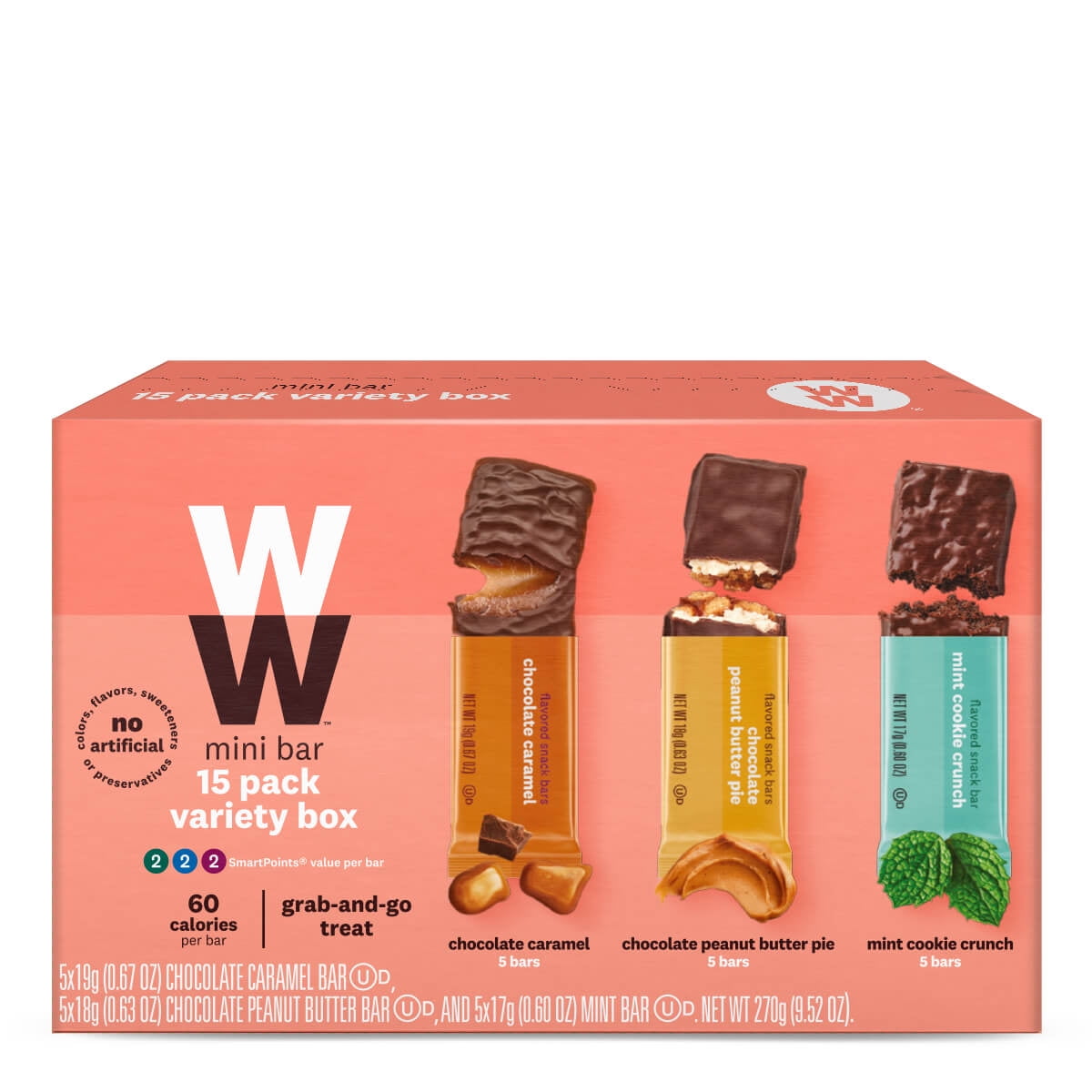 Weight Watchers Mini Bar Variety Pack WW