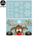 thumbnail image 3 of Pegatinas para ventana de Papá Noel navideño, calcomanías para vidrio, calcomanías navideñas, decoración navideña, muñeco de nieve, copo de nieve, decoraciones navideñas para ventanas, 3 of 5