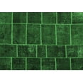 thumbnail image 1 of Ahgly Company Indoor Rectangle Patchwork Emerald Green Transitional Area Rugs, 5' x 8', 1 of 4