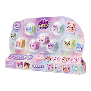 Clickeez Series 3 12-Pack, 12 Collectible Character Keyboard Keys Click and Clack, Create 2 Keychains, Ages 6+