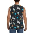 thumbnail image 4 of Balery Space Men's Sleeveless Muscle Shirts Workout Tank Top, Moisture Wicking, Odor Protection-Medium, 4 of 8