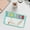 E, variant on Snack Bag for Travel,Clear Varsity Letter Flat Pouch with Zipper, Waterproof Clear Nylon Patch Makeup Cosmetic tote Bags for Women Girls