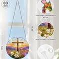 thumbnail image 4 of Acrylic Puzzle Suncatcher Window Hanging, 7.4In Sun Catcher Acrylic Puzzles Garden Decoration for Women Men Mom Birthday Gift Home Decor ( Garden of Holy Light), 4 of 7