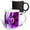 Multicolor, variant on 3drose, Sonic Purple-blue Water Drop, 15oz Mug