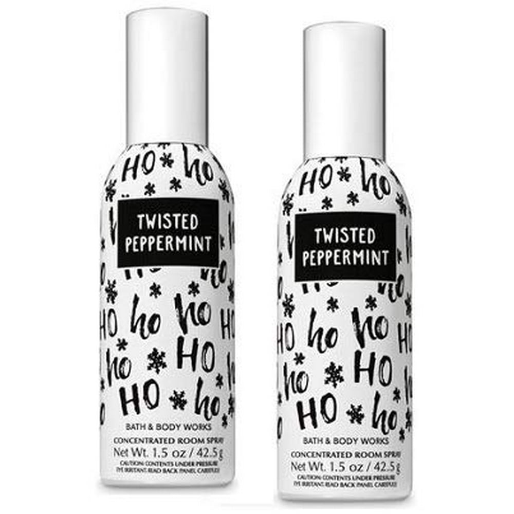 Bath and Body Works 2 Pack Twisted Peppermint Concentrated Room Spray 1