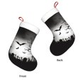 thumbnail image 6 of Cauagu Happy Halloween 1 for Christmas Stockings,1-Pack Large Xmas Stocking Holiday and Farmhouse Stocking Fit for Christmas Holiday Party Decoration(17.7*11 Inch), 6 of 7