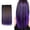 Purple, variant on Clip In Colored Hair Extensions for Women, Straight Synthetic Hair Extensions, Heat Resistant Hair Pieces for Fashion Styling and (Pink,One Size)