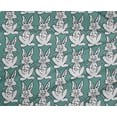 thumbnail image 4 of oneOone Polyester Lycra Fabric Rabbit Block Printed Craft Fabric BTY 56 Inch Wide, 4 of 4