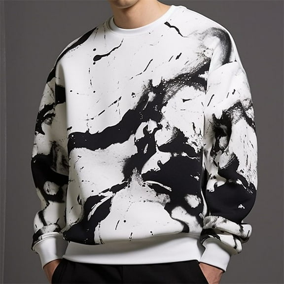 SMZ Printed Pullover Sweatshirt Long-sleeved Sweatshirt For Both Men And Women