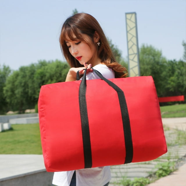 Ruiboury Bag Large Capacity For Anywhere Wear-resistant And Non-breaking Easy To Carry red-105L 1Set