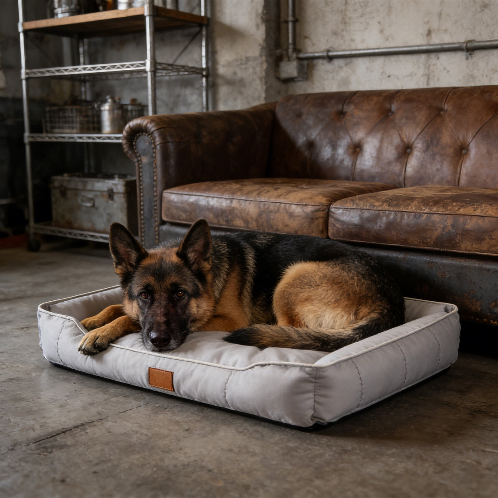 Pet Seat Cushion Cat Dog Bed Large Soft Cotton Filling Removable Washable Supportive Sofa Mat Lounge Bed for Pets Up to 25 lb Home Crate Car Travel Nap Plush Sleeping Pad Bedroom Couch Bed Lounger