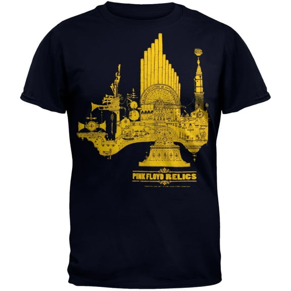Pink Floyd Men's Relics Soft Short Sleeve T Shirt