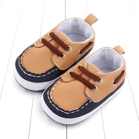 

2021 First Walkers Infant Newborn Baby Boy Girl Soft Sole PU Crib Shoes Casual Sneaker Sport Shoes Patchwork Shoes 0-18M