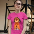 thumbnail image 3 of Tee Hunt Adorable Dorkie in Glasses T-Shirt Toy Dog Women's T-Shirt Tee, Pink, Medium, 3 of 5