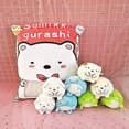 thumbnail image 1 of Una bolsa de peluche de pudín microbiano en la esquina, almohada para aperitivos, juguete de peluche, Mini bolas de animales, muñeca para siesta, regalo de felpa, 8 muñecas kaili Sencillez, 1 of 3