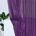 thumbnail image 4 of 28ft-2pcs Purple Sequin Backdrop Curtain Panels, Photography, 4 of 5
