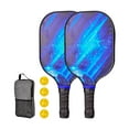 thumbnail image 4 of Pickleball Paddles Pickleball Racquets Includes 2 Rackets 4 Pickleballs Comfort Grip Professional Pickle Ball Racket for Kids Style R, 4 of 8