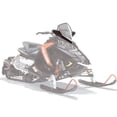 thumbnail image 2 of Polaris Snowmobile New OEM Flatland Mid Windshield, Clear, 2880389, 2 of 2