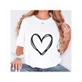 thumbnail image 1 of 1 Pce Grand Ver Crème Glacée Los Angeles la Vintage T-Shirt Imprimé Décontracté, Polyester Col Rond Manches Courtes pour l'Été, 1 of 8