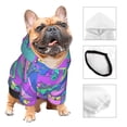 thumbnail image 3 of Gaeub Disco Roller Skates Dog Hoodie Sweatshirts Warm Dog Clothes for Small Dogs,Puppy and Cat Costume-Large, 3 of 7
