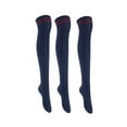thumbnail image 5 of Lovely Annie Women's 3 Pairs Over Knee High Thigh High Cotton Boot Socks Size 6-9Random J1023-3c16, 5 of 13