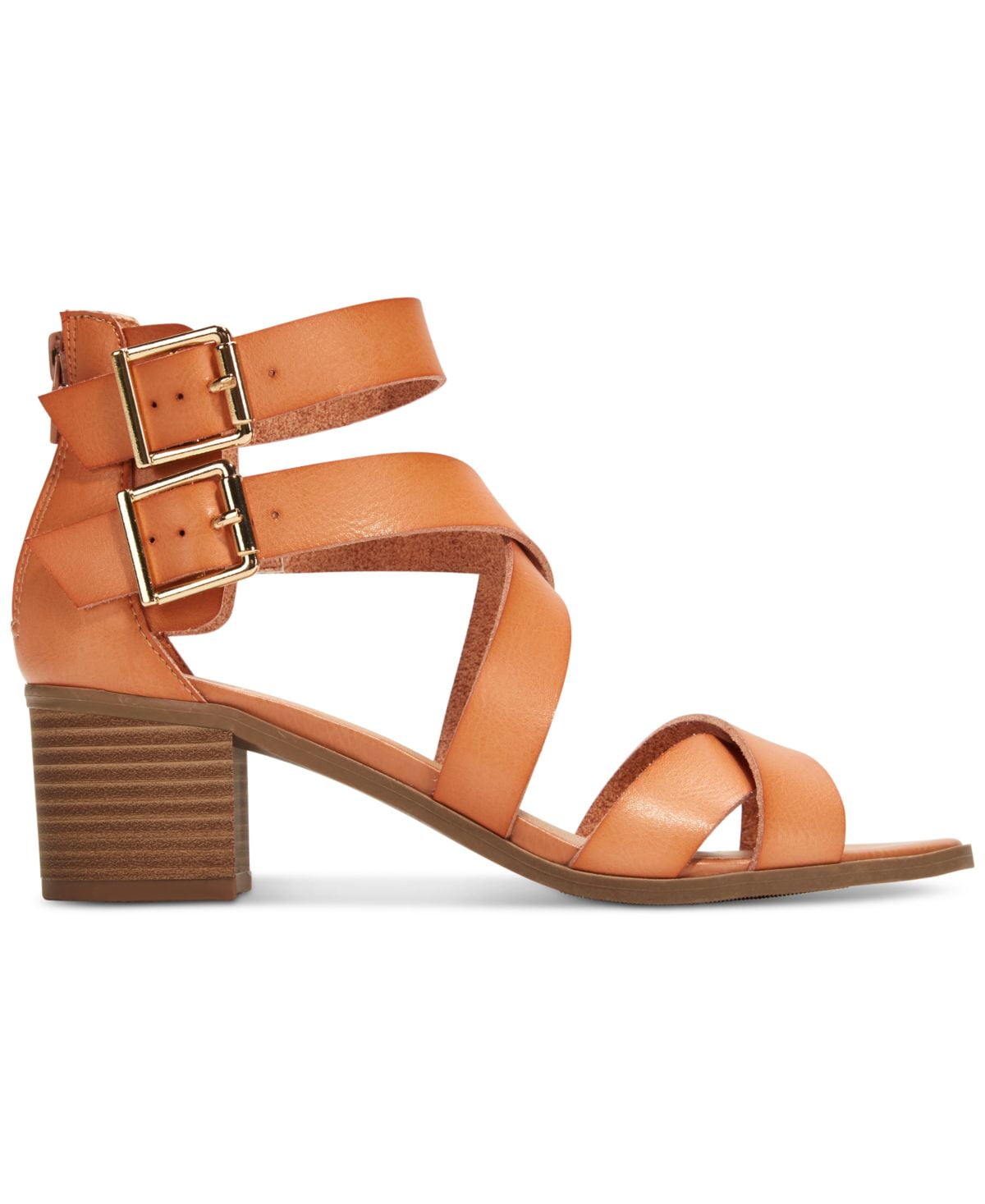 material girl danee block heel city sandals