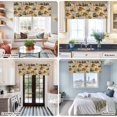 thumbnail image 5 of Construction Truck Farmhouse Short Window Curtain Valances, Cartoon Grips and Bulldozers Beige Rod Pocket Kitchen Valances for Living Room Bedroom Bathroom Cafe 54" x 18", 5 of 8