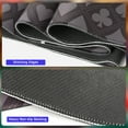 thumbnail image 4 of GSE Games & Sports Expert 70" x 35" Portable Professional Casino Texas Hold'em Poker Tabletop Layout Mat with Carrying Bag, Non-Slip Rubber Texas Hold'em Poker Layout Table Top Cover for Parties, 4 of 7
